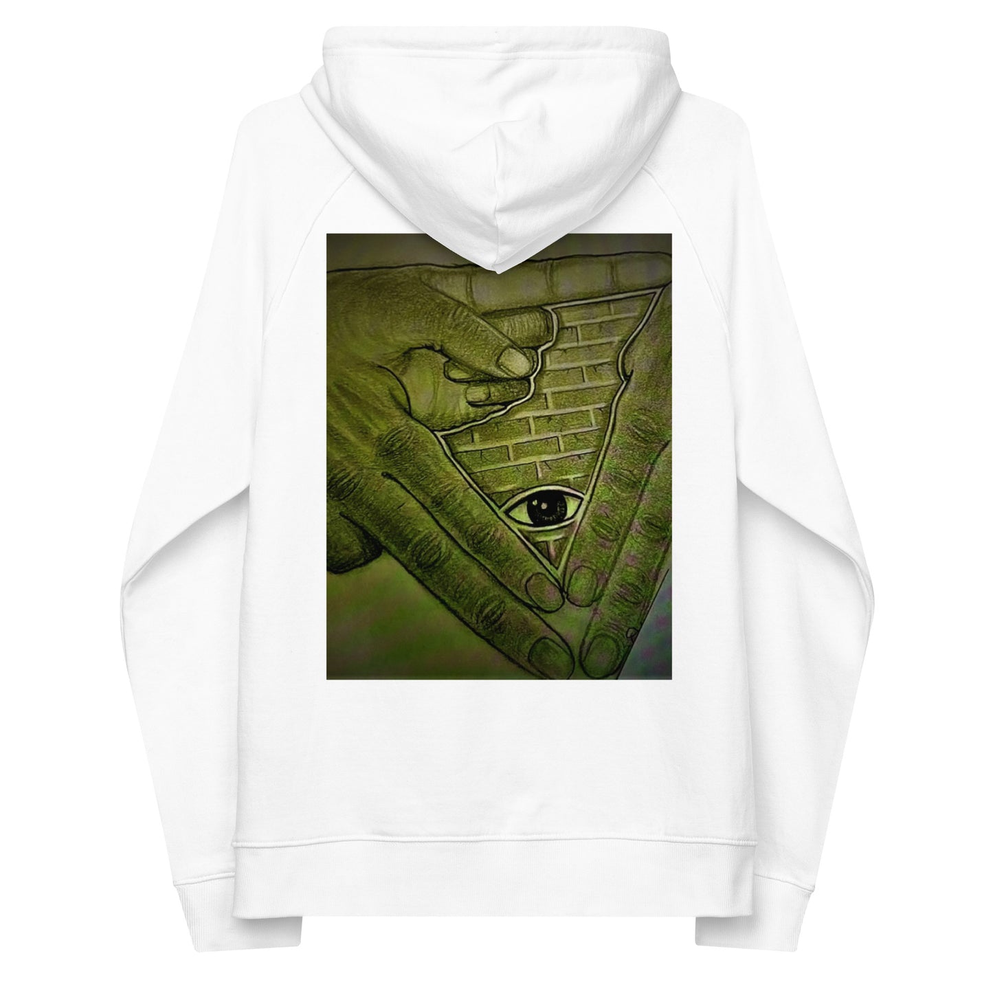 Unisex eco raglan hoodie