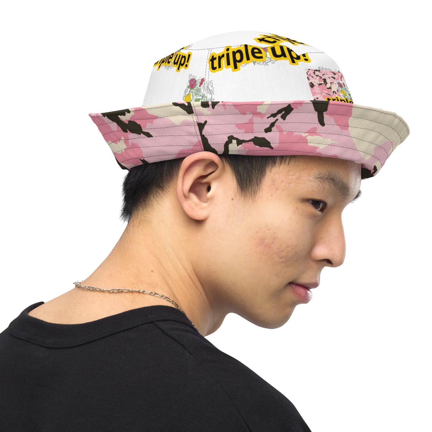 Reversible bucket hat