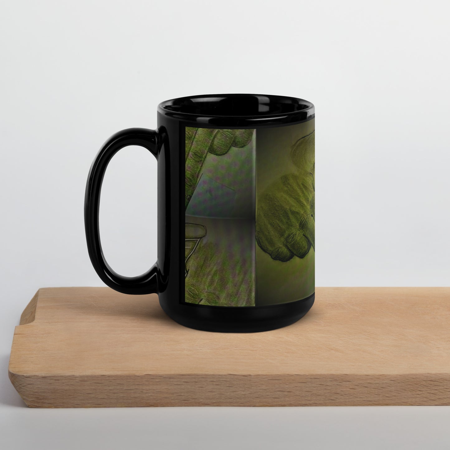 Black Glossy Mug