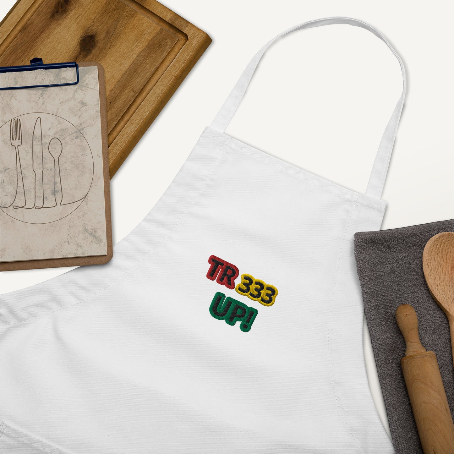 Embroidered Apron