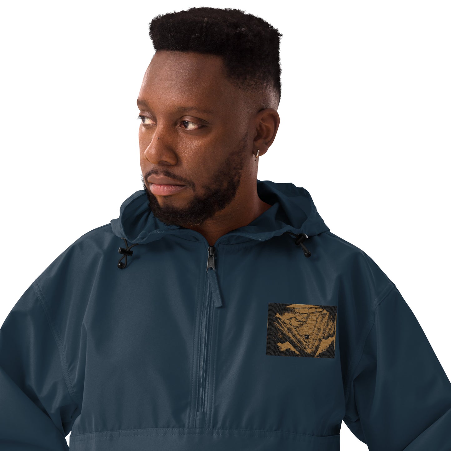 Embroidered Champion Packable Jacket