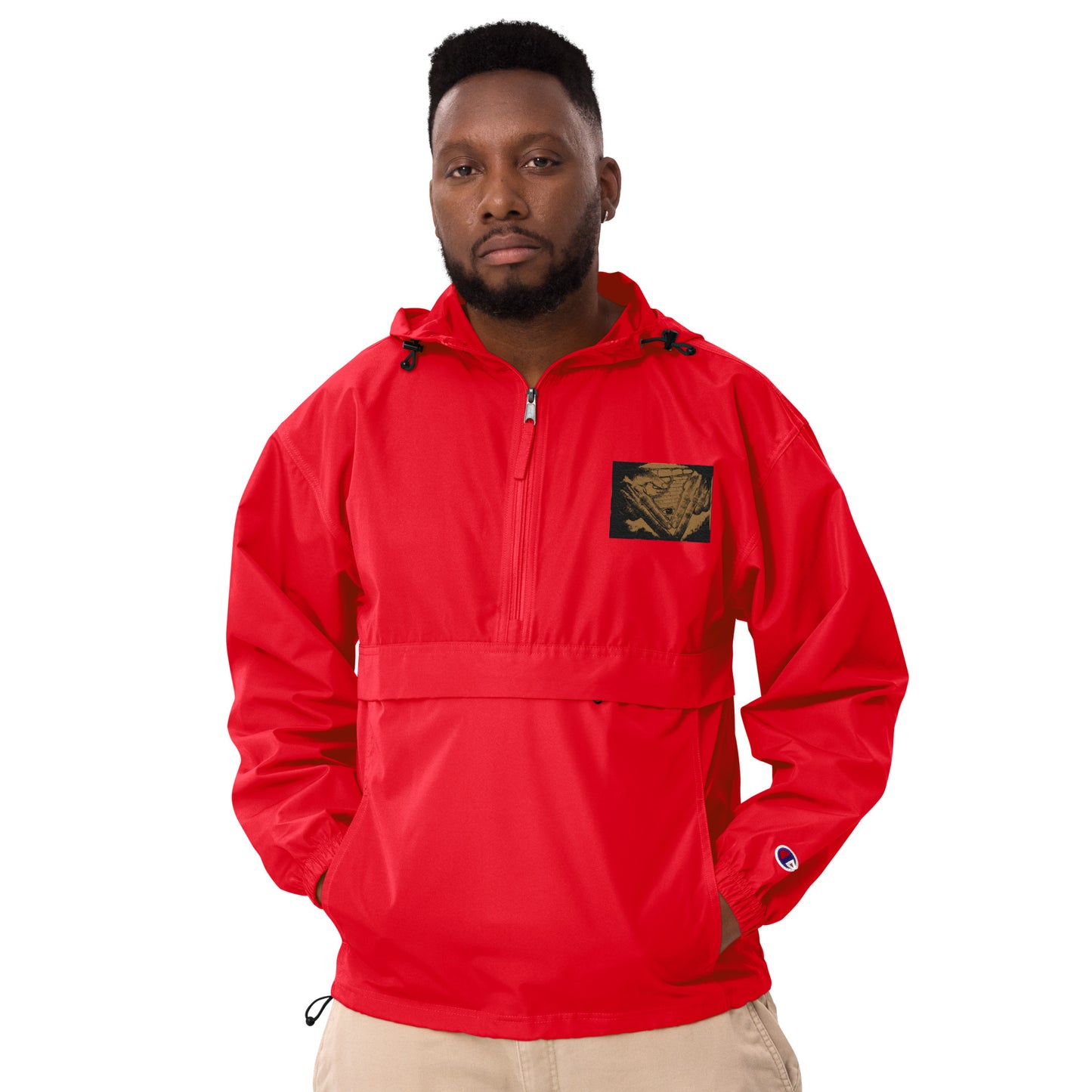 Embroidered Champion Packable Jacket