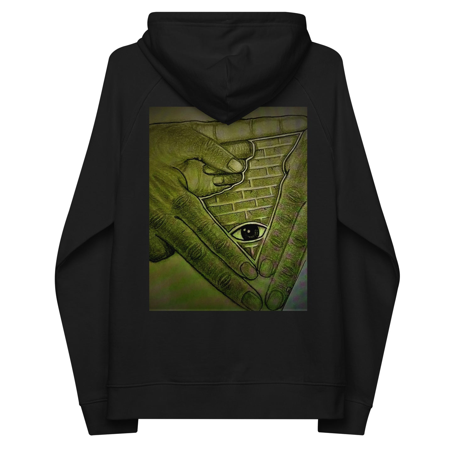 Unisex eco raglan hoodie