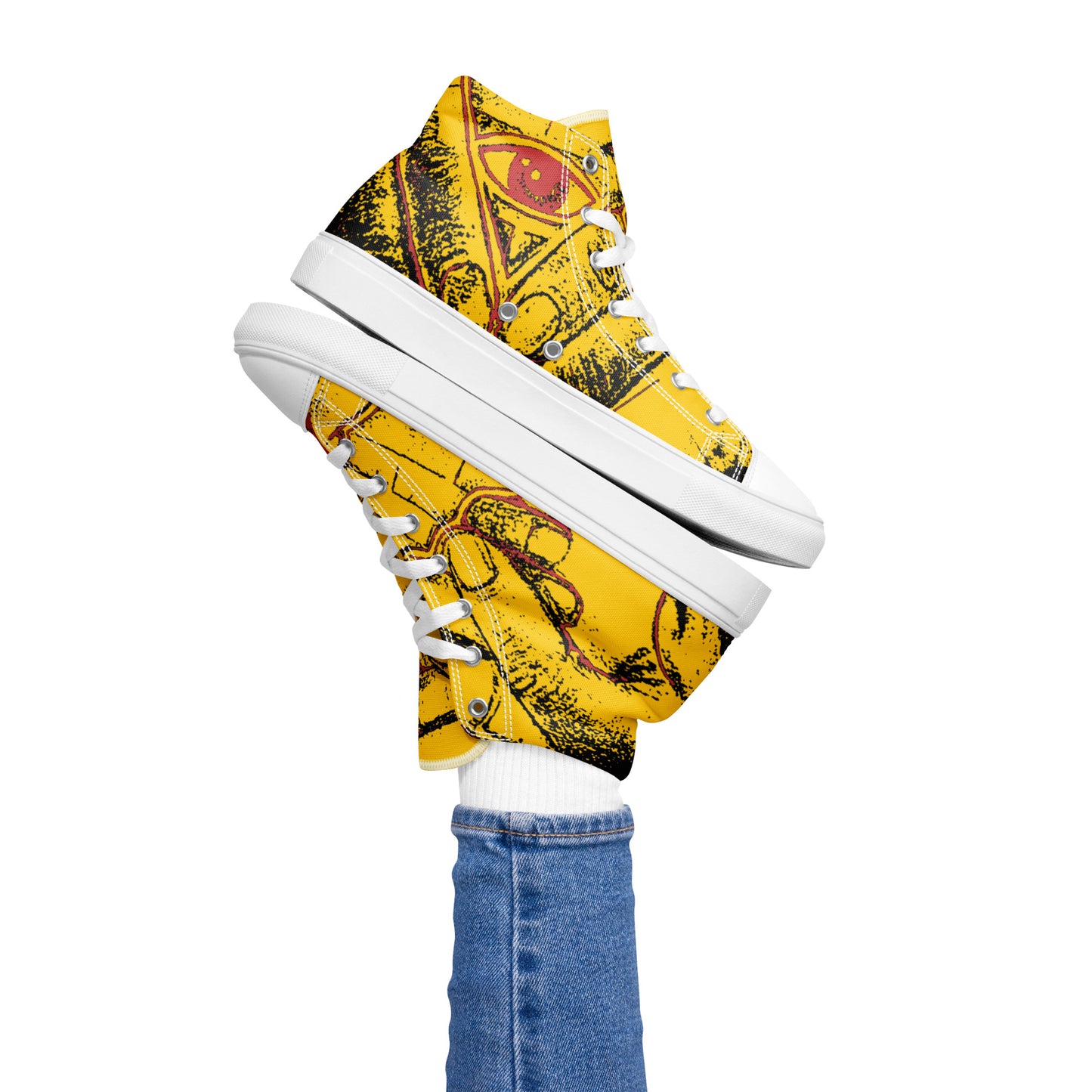 Women’s high top canvas shoes