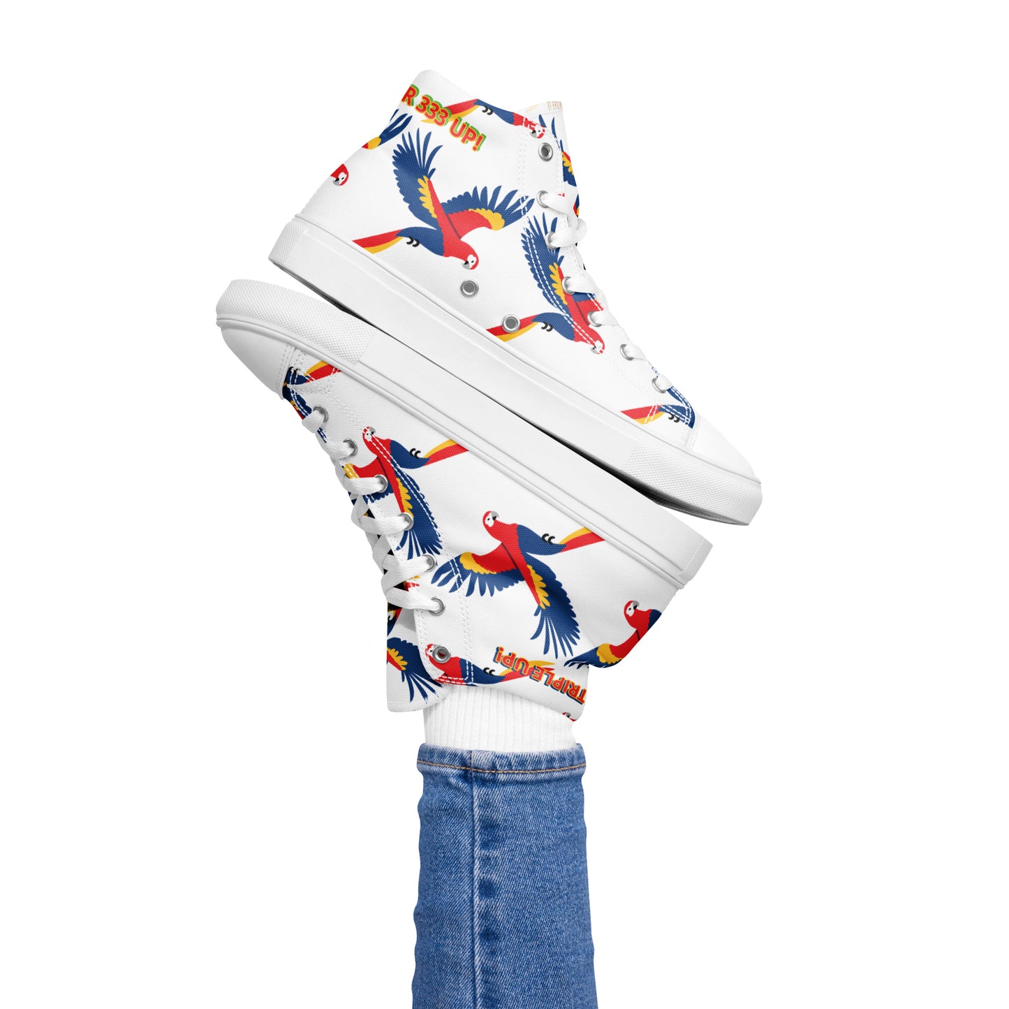 Women’s high top canvas shoes